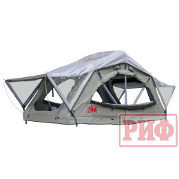 Палатка на крышу автомобиля РИФ Soft RT01-160, тент серый, 400 гр., 160х120х30 см,