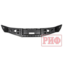 Бампер РИФ силовой передний УАЗ Патриот 2005+ с доп. фарами, без защитной дуги
