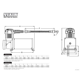 Компрессор стационарный 12V VIAIR 250C IG