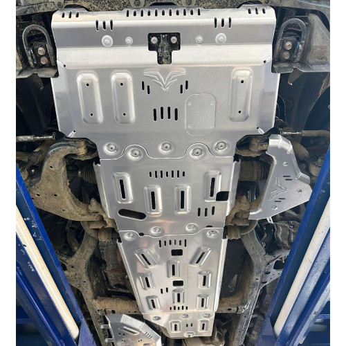 Защита Falcon радиатора, картера, РК, КПП для Toyota Land Cruiser Prado 250, 2024+, алюминий, 8 мм