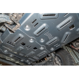 Защита Falcon радиатора, картера, РК, КПП для Toyota Land Cruiser Prado 250, 2024+, алюминий, 8 мм