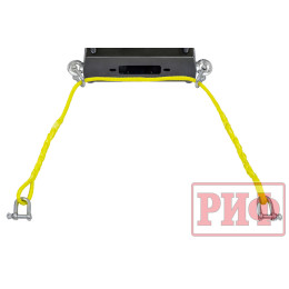 Лебёдка переносная РИФ 5000SR c площадкой и проводами (в сборе), синтетический трос