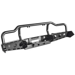 Бампер РИФ силовой передний УАЗ Буханка усиленный, c площадкой под лебёдку, с низкой защитной дугой стандарт