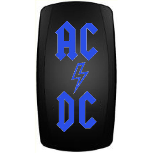 Переключатель ВКЛ/ВЫКЛ, синий, AC/DC