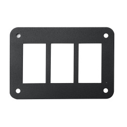 Панель кнопок монтажная три отверстия