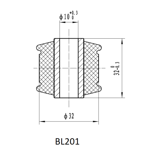 Втулка амортизатора РИФ SA201, SA255, SA257 (с маркировкой '1')