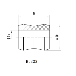 Втулка амортизатора РИФ SA203, SA204, SA243 и демпфера SD01, SD08, SD09 (с маркировкой '1')