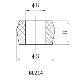 Втулка амортизатора РИФ SA214, SA252, SA234 (с маркировкой '1')