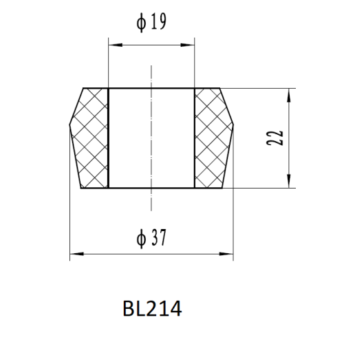 Втулка амортизатора РИФ SA214, SA252, SA234 (с маркировкой '1')