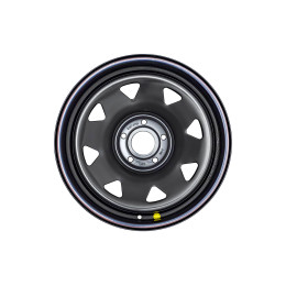 Диск усиленный JEEP стальной черный 5х127 8xR18 d71.6 ET+30 (треуг. мелкий)