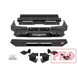 Площадка РИФ под лебёдку с защитой радиатора в штатный бампер RAM 1500 Rebel 2024+