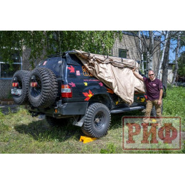 Маркиза автомобильная РИФ комбинированная (прямоугольная с веерной частью) 2.5х3.0 м (правая)