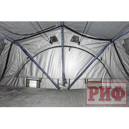 Палатка на крышу автомобиля РИФ Soft RT01-140, тент серый, 400 гр., 140х120х30 см,