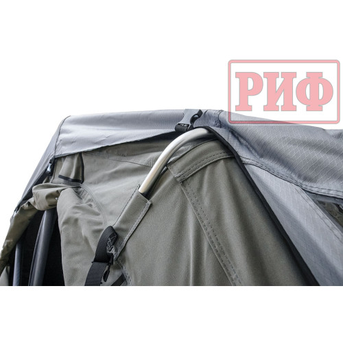 Палатка на крышу автомобиля РИФ Soft RT01-140, тент серый, 400 гр., 140х120х30 см,