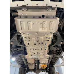 Защита Falcon радиатора, картера, РК, КПП для TANK 500 2022-2024 (бензин), алюминиевая, 8 мм