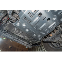 Защита Falcon радиатора, картера, РК, КПП для TANK 500 2022-2024 (бензин), алюминиевая, 8 мм