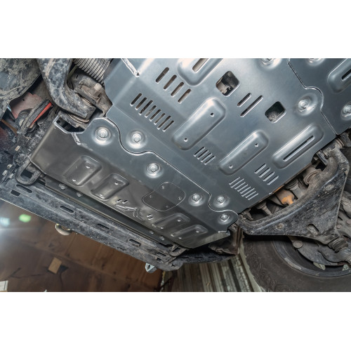 Защита Falcon радиатора, картера, РК, КПП для GWM Haval H9 (2023+), алюминий, 8 мм