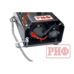 Лебёдка переносная РИФ 4500U c малой площадкой, стальной трос