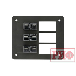 Панель монтажная распределительная для 3-х переключателей с предохранителями 12-32В DC 