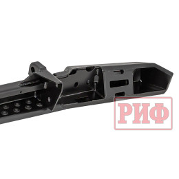 Бампер РИФ силовой задний УАЗ Буханка с фонарями, возможностью установки фаркопа, стандарт
