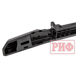 Бампер РИФ силовой задний УАЗ Буханка с фонарями, возможностью установки фаркопа, стандарт