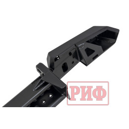 Бампер РИФ силовой задний УАЗ Хантер с фонарями, возможностью установки фаркопа, стандарт