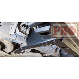 Пороги РИФ силовые алюминиевые для RAM (Dodge) 1500 Rebel 2019+