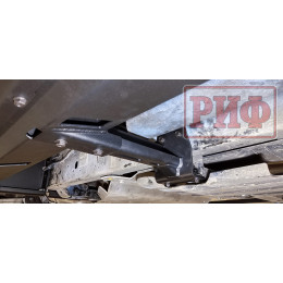 Пороги РИФ силовые алюминиевые для RAM (Dodge) 1500 Rebel 2019+