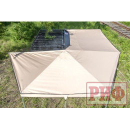 Маркиза автомобильная РИФ комбинированная (прямоугольная с веерной частью) 2,0х2,5 м (правая)