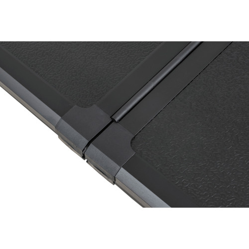 Крышка кузова РИФ для Toyota Tundra 2022+, трёхсекционная, алюминиевая, черная (6,5 ft)