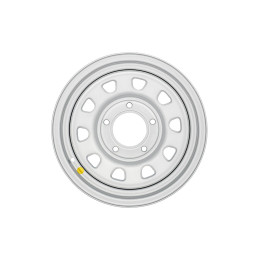 Диск усиленный ВАЗ НИВА стальной серебристый 5x139,7 7xR15 d98,5 ET+25 (треугольник)