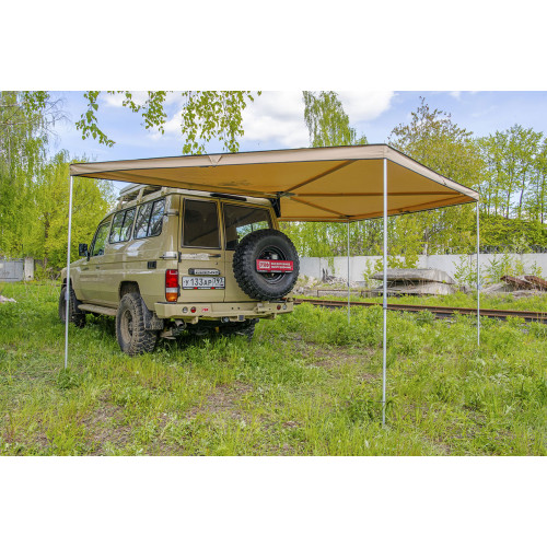 Маркиза автомобильная РИФ веерная 2,5х2,5 м (правая)