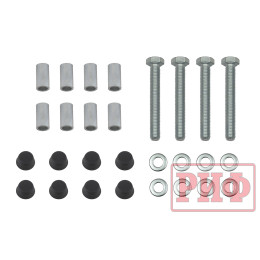 Кронштейны для крепления маркизы (крепежный размер от 61 до 69 мм) к алюминиевому багажнику (платформе) РИФ