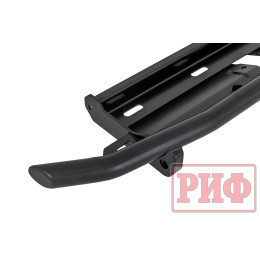 Бампер РИФ силовой задний/защита штатного бампера Lada Niva Travel с возможностью установки фаркопа