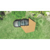 Маркиза автомобильная РИФ веерная 2,0х2,0 м (левая)