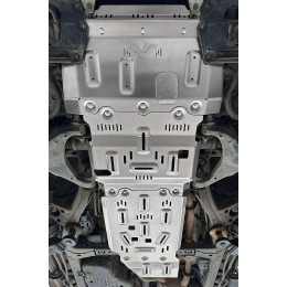 Защита Falcon радиатора, картера, РК, КПП для Toyota Land Cruiser 200, алюминий, 8 мм