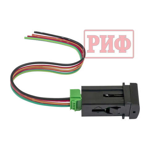Кнопка ВКЛ/ВЫКЛ, голубой, FRONT DIFF LOCK TOYOTA 22x22 