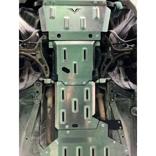 Защита Falcon радиатора, картера, РК, КПП для JEEP GRAND CHEROKEE WK2 2011-2019, алюминий, 8 мм