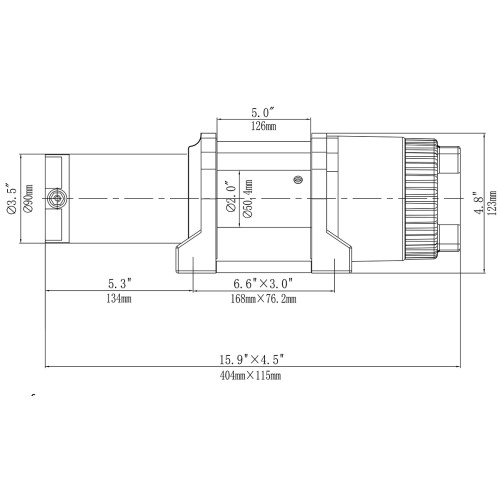 Лебёдка электрическая 12V Runva 4500A lbs