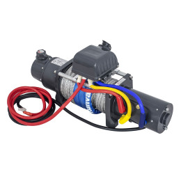 Лебёдка электрическая двухскоростная 12V Runva 10000 lbs 4500 кг (синтетический трос)