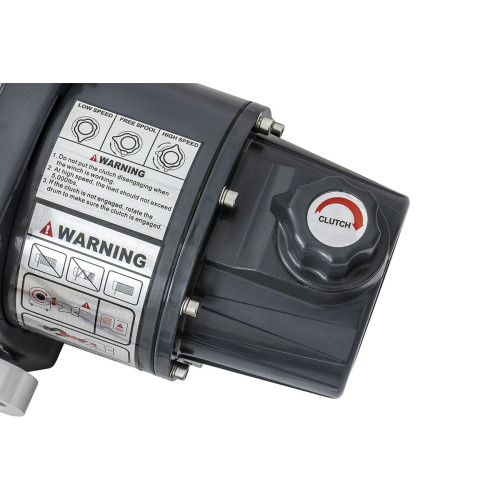 Лебёдка электрическая двухскоростная 12V Runva 10000 lbs 4500 кг (синтетический трос)