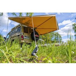 Маркиза автомобильная РИФ комбинированная (прямоугольная с веерной частью) 2,5х2,5 м (правая)