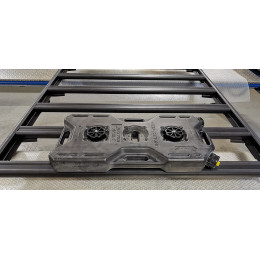 Кронштейны для крепления экспедиционной канистры к алюминиевому багажнику (платформе) РИФ