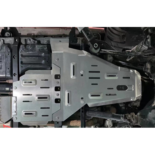 Защита Falcon радиатора, картера, РК, КПП для JEEP Wrangler JL (бензин) 2021+, алюминий, 8 мм