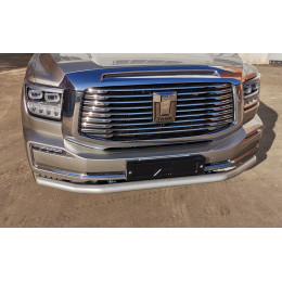 Бампер РИФ силовой передний/защита штатного бампера TANK 500 c защитой радиатора (устанавливается только с площадкой под лебёдку RIFT50-30000)