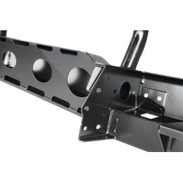 Бампер РИФ силовой передний УАЗ Буханка усиленный, c площ.  под лебёдку, с низкой защитной дугой, лифт 65 мм