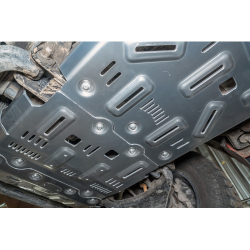 Защита Falcon радиатора, картера, РК, КПП для Tank 300 Off-road version, базовая, алюм. 8 мм