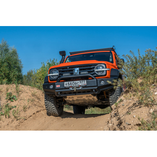 Защита Falcon радиатора, картера, РК, КПП для Tank 300 Off-road version, базовая, алюм. 8 мм