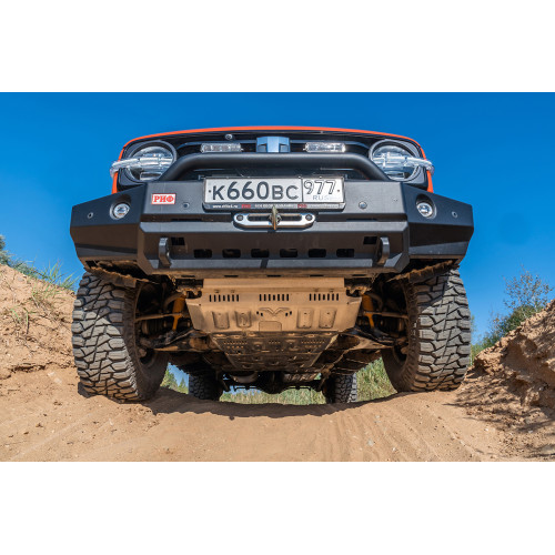 Защита Falcon радиатора, картера, РК, КПП для Tank 300 Off-road version, базовая, алюм. 8 мм