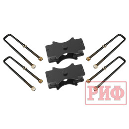 Комплект стремянок и проставок РИФ для лифта рессор (ширина 45 мм) на 50 мм УАЗ Буханка (на один мост)
